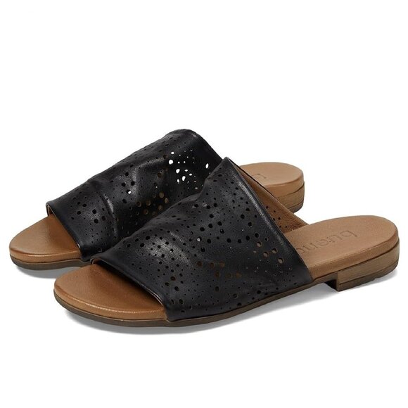 Bueno Shoes - Bueno Turner Perf Women's Slide Sandals, Black, 11 US/42 EU